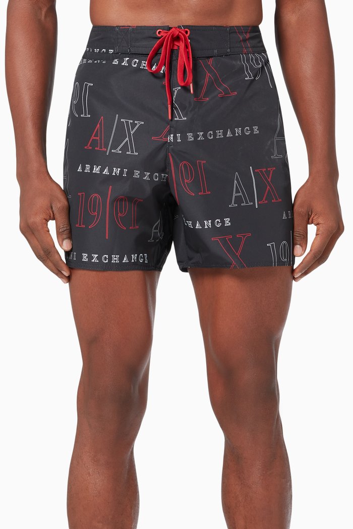 

A|X 1991 Swim Shorts in Nylon, Black