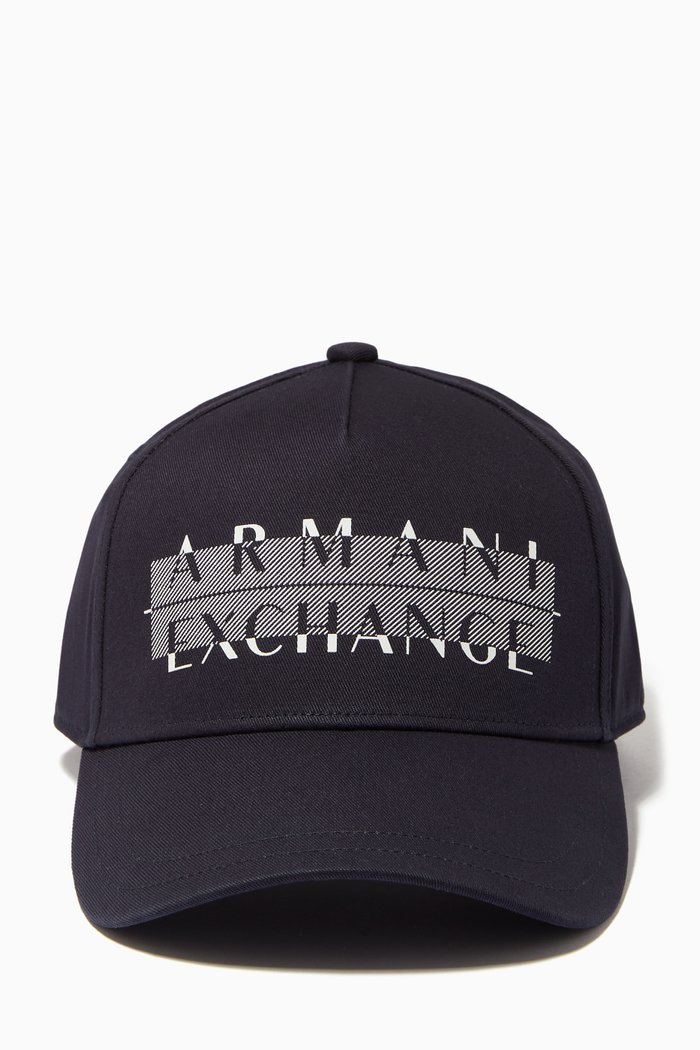 

Baseball Cap with Logo in Twill, Blue