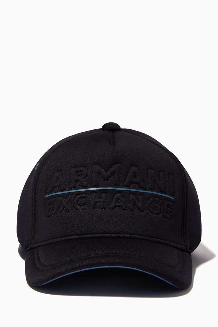 

Upside Down Logo Cap in Neoprene, Blue