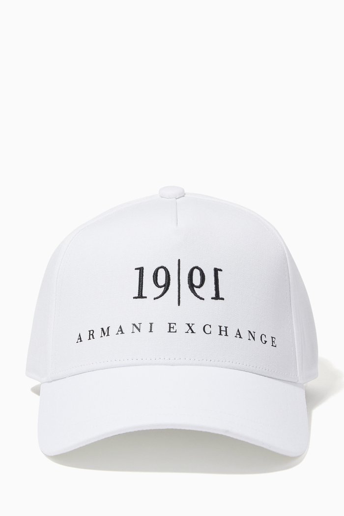 1991 Baseball Cap in Twill, White