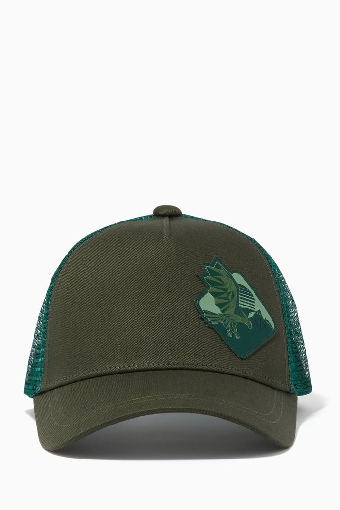 

Eagle Logo Baseball Cap, Green