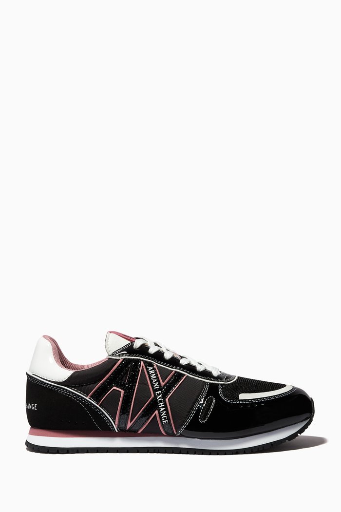 

3D AX Logo Sneakers, Multicolor