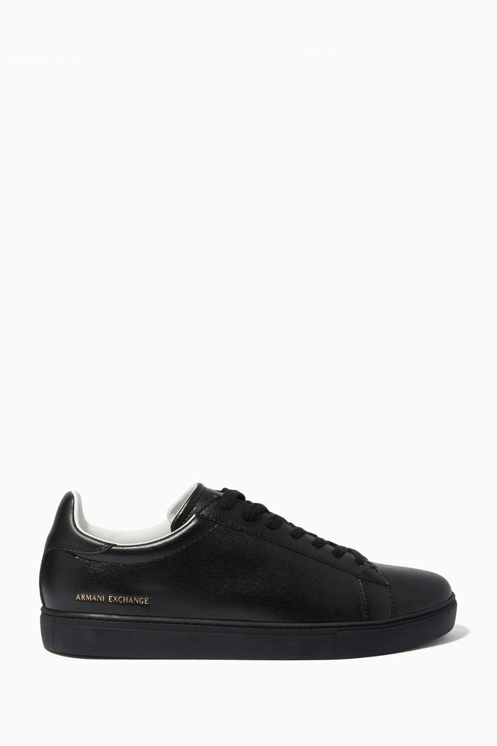 

Sneakers in Leather, Black
