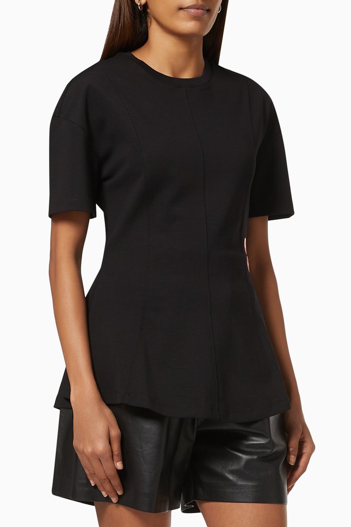 

A|X Stop Play Top in Lyocell Cotton Blend, Black