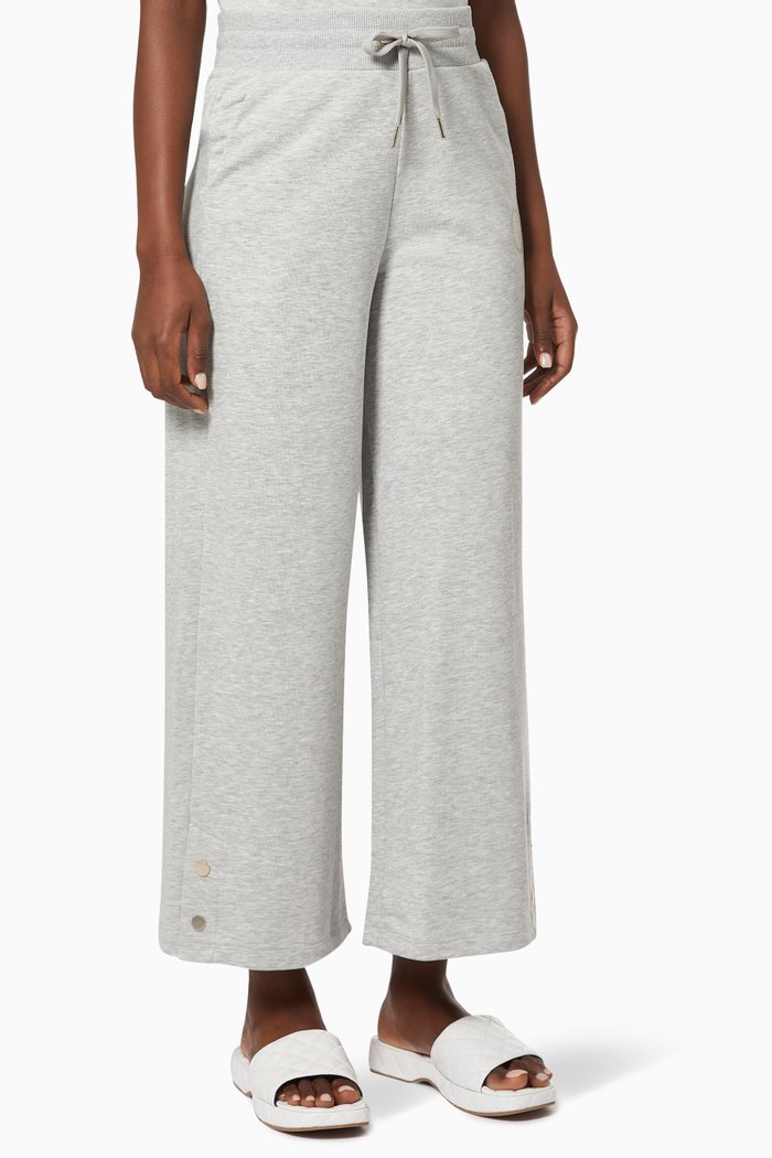 

Circle Logo Joggers in Cotton Blend Fleece, Grey