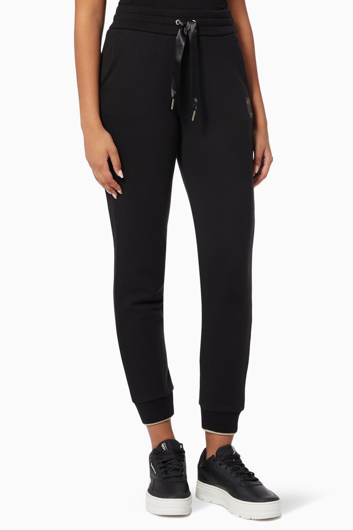 A|X Patch Joggers in Fleece, Black