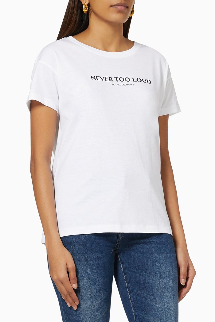 

Boyfriend T-Shirt in Organic Cotton, White