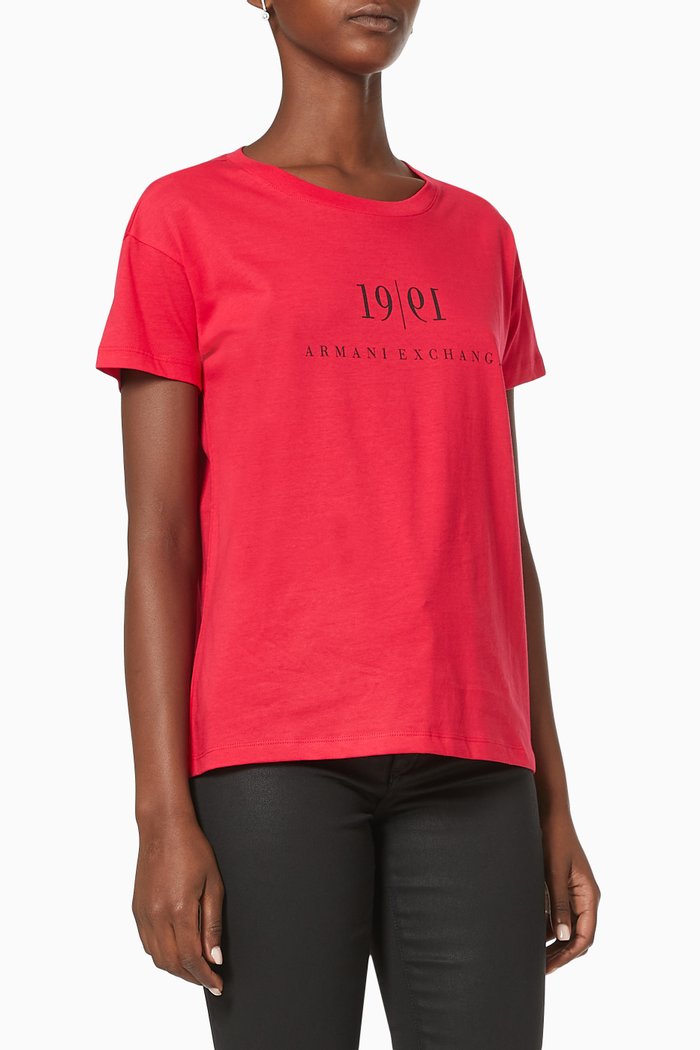 

Logo Print T-shirt in Cotton Jersey, Multicolor