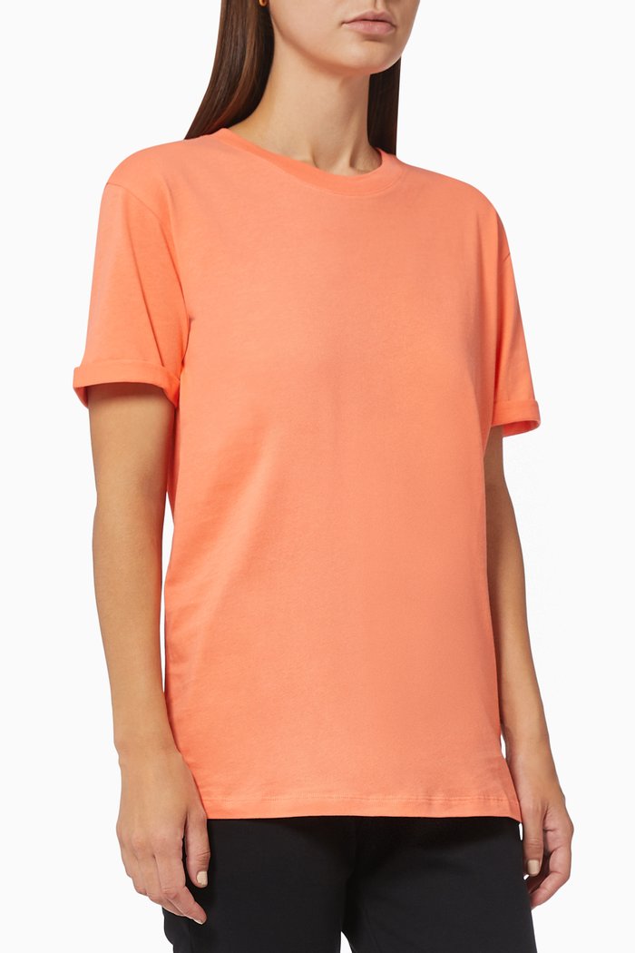 

A|X Stop Play T-shirt in Cotton Jersey, Orange