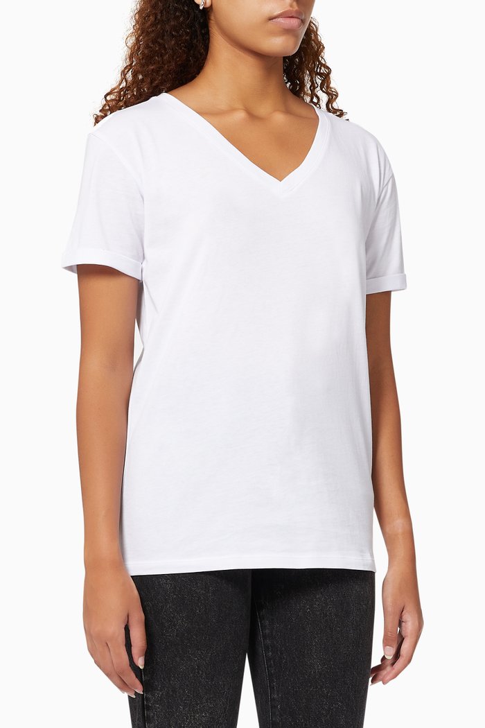 

Circle Logo T-shirt in Jersey, White