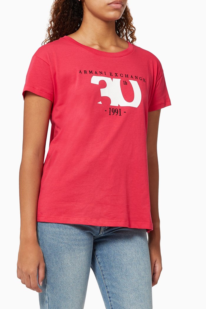 

1991 30th Anniversary T-shirt in Jersey, Multicolor