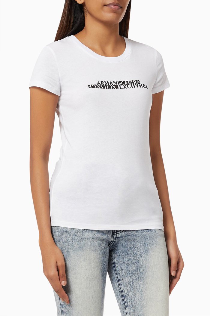 

Logo T-Shirt in Jersey, White