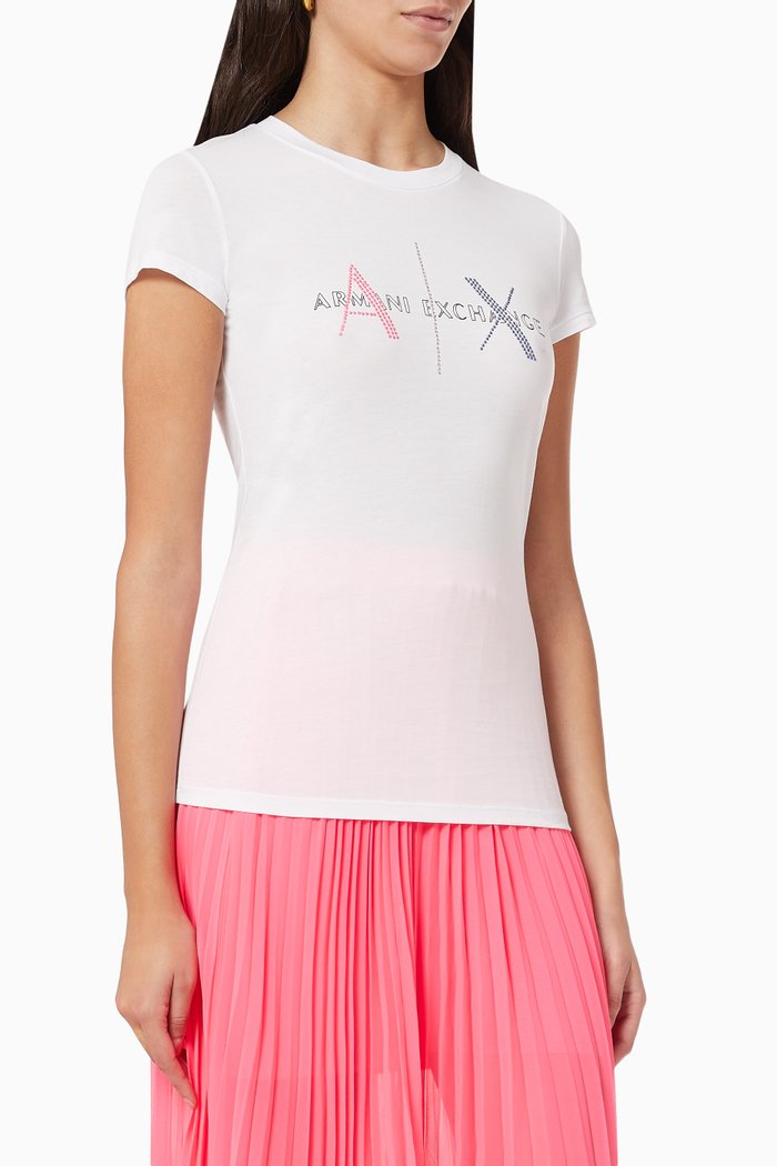 

Slim Fit T-Shirt in Cotton Modal, White