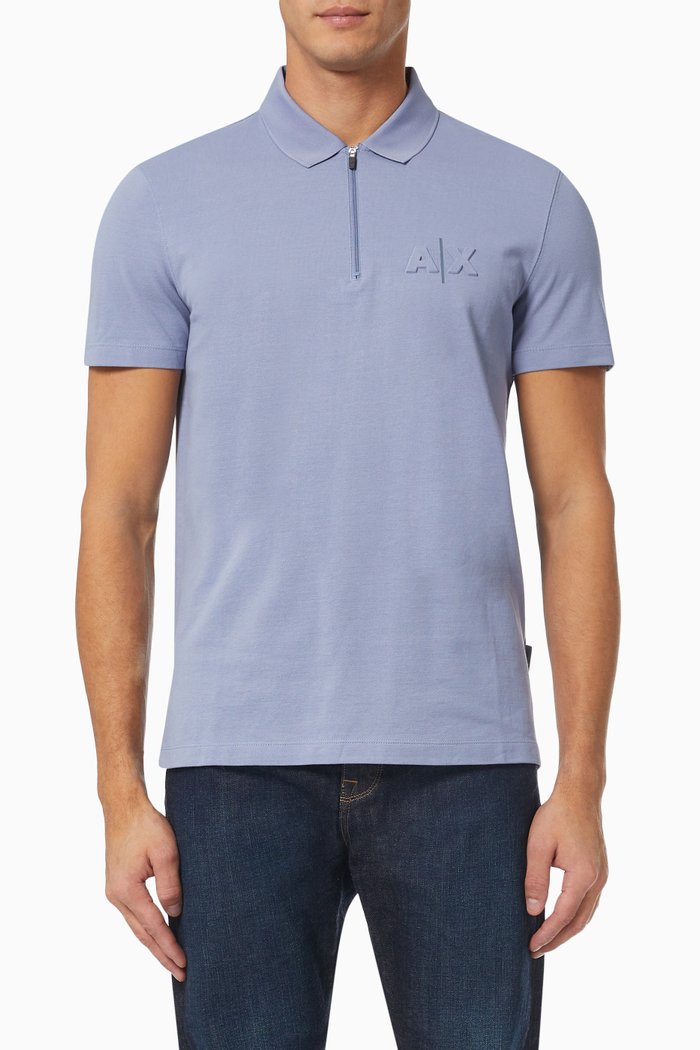 

A|X Polo Shirt in Pique, Grey