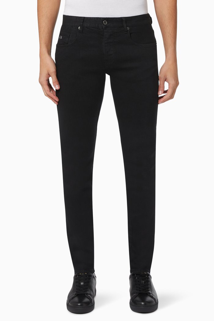 

J10 Skinny Jeans in Denim, Black