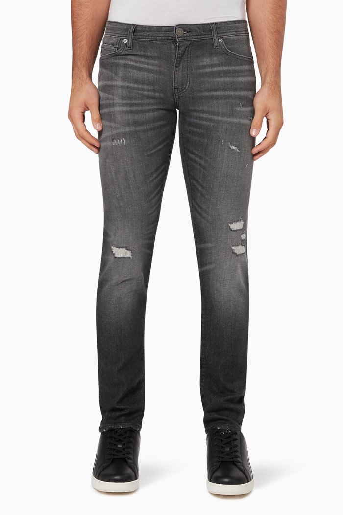 J14 Skinny Jeans in Denim, Grey