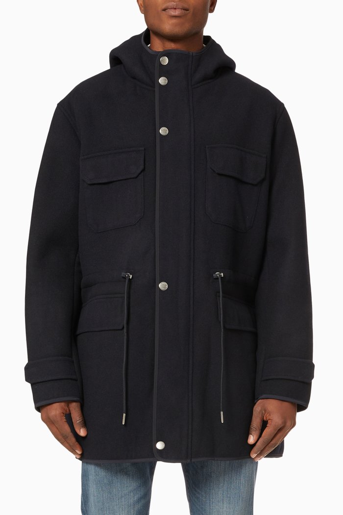 

Carban Hooded Jacket, Blue