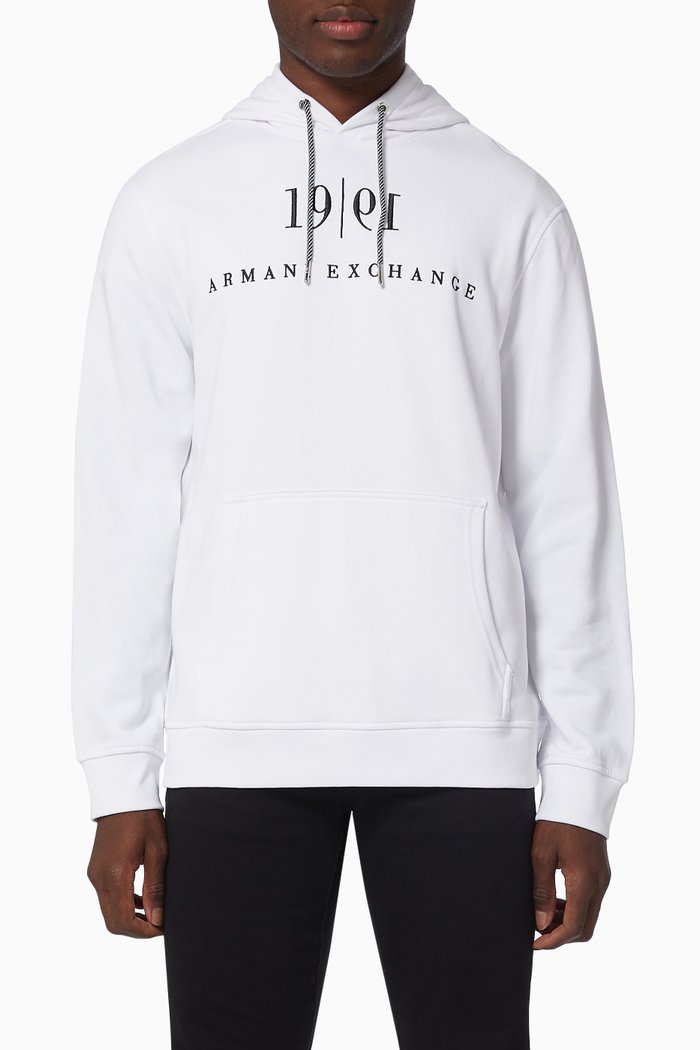 

1991 Hoodie in Jersey, White