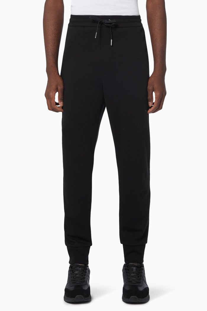 

AX Patch Logo Joggers in Cotton, Black