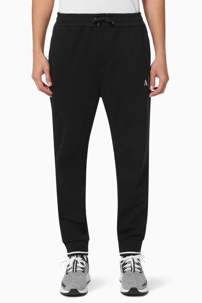 

Sweatpants in Organic Cotton, Black