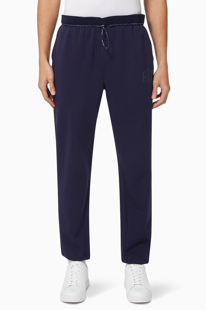 

Sports Sweatpants in Cotton Blend, Blue