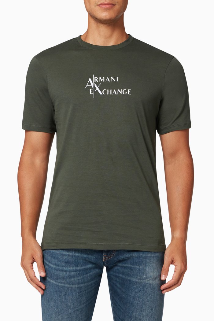 

Logo T-Shirt in Organic Cotton, Green