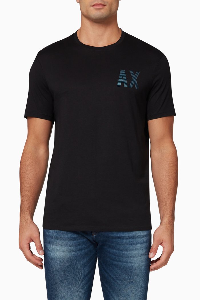 

Logo T-Shirt in Cotton Jersey, Black
