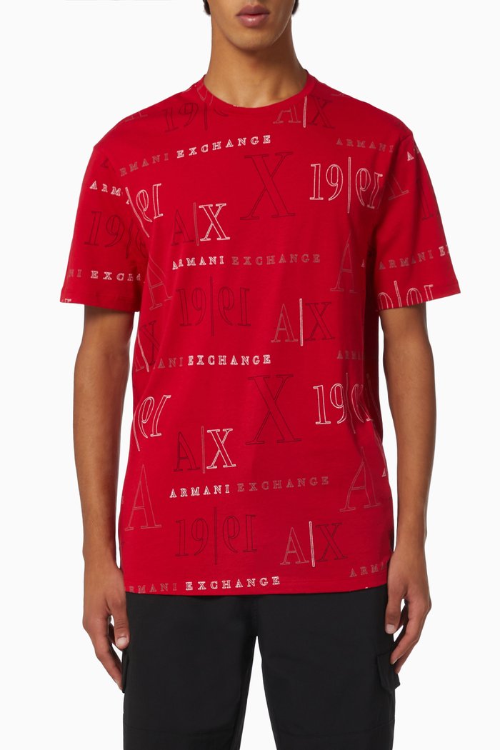 

1991 T-shirt in Jersey, Red