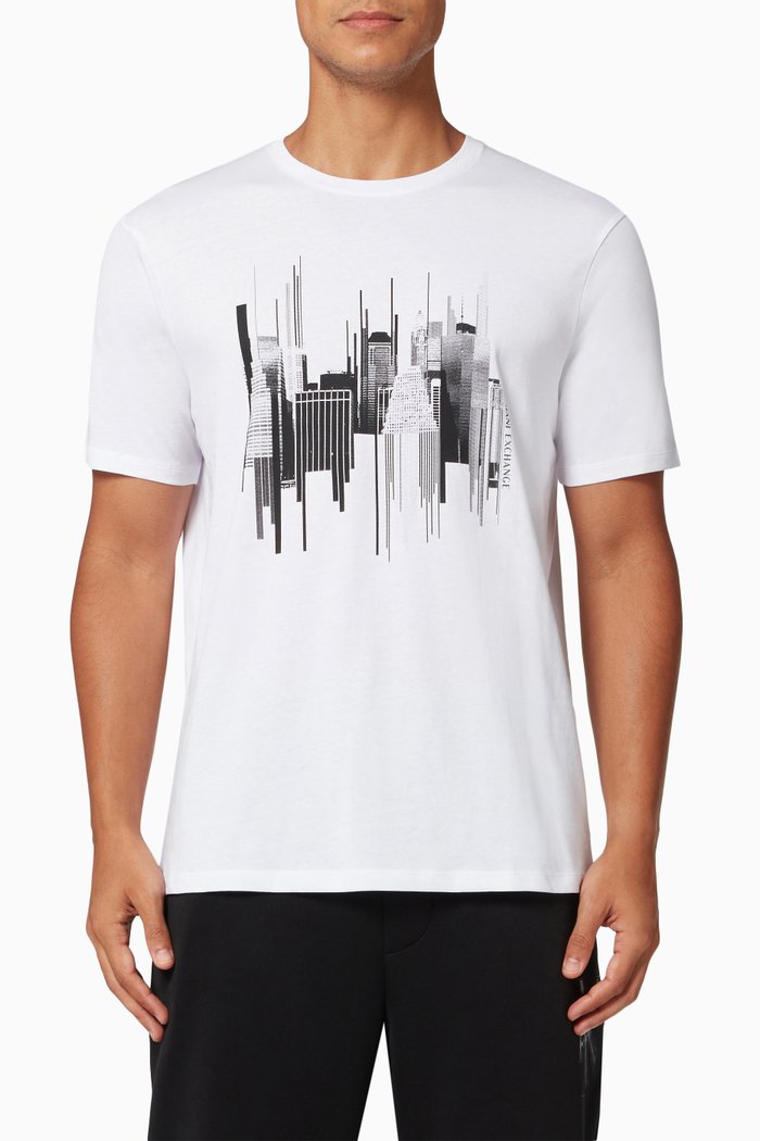 

Regular Fit T-Shirt in Cotton Jersey, White