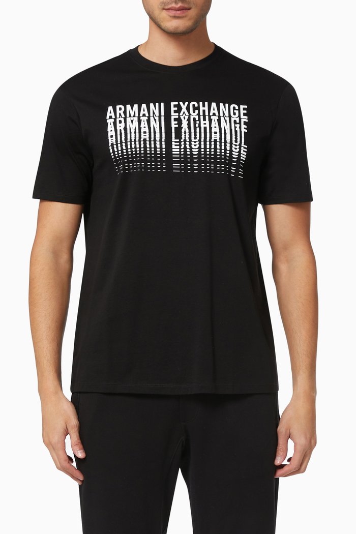 

Logo T-Shirt in Mercerized Cotton, Black