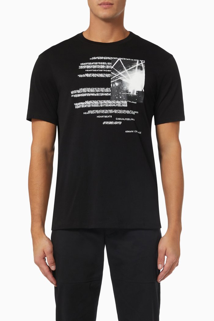 

Logo T-shirt in Jersey, Black