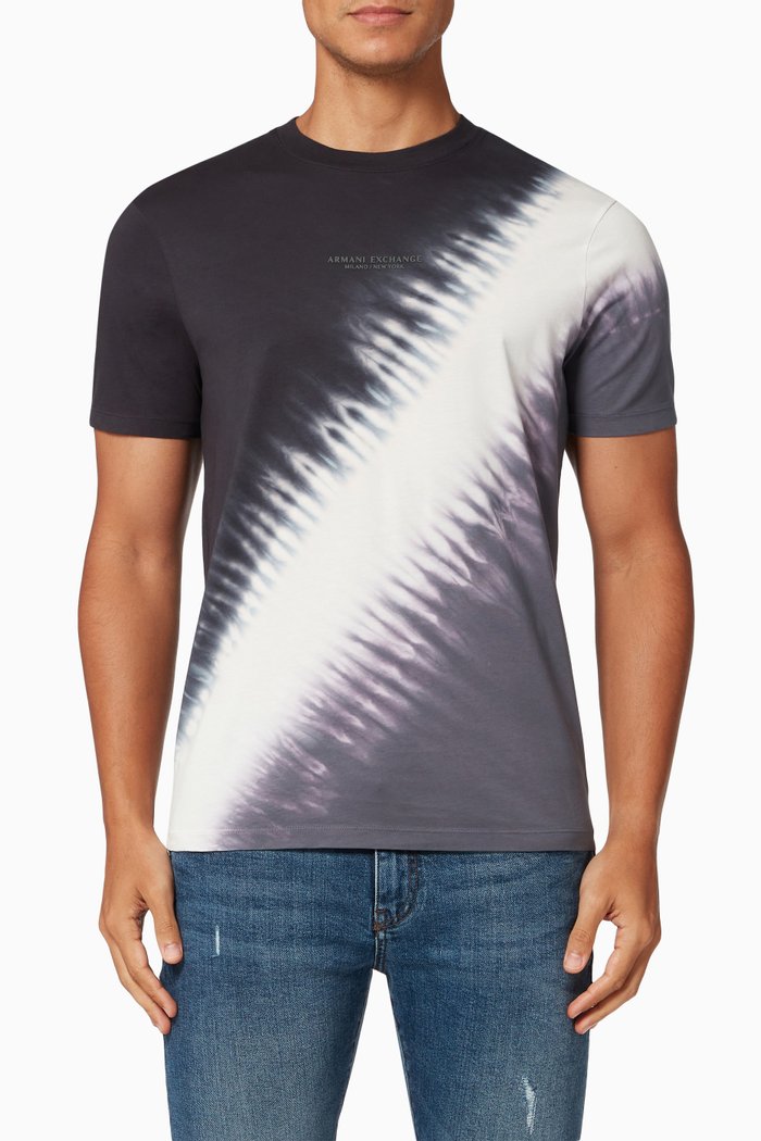 

Tie-Dye T-Shirt in Jersey, Multicolor