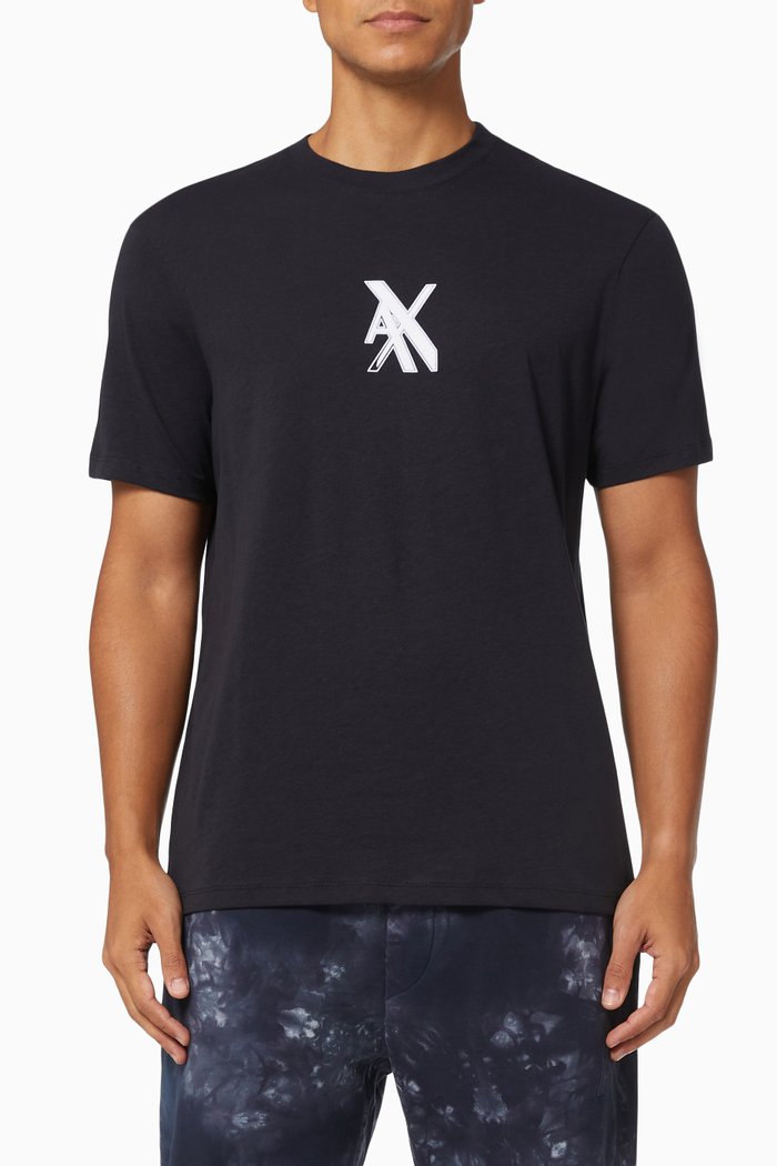 

Logo T-Shirt in Cotton, Blue