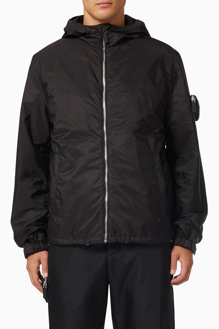 

Re-Nylon Blouson Jacket in ECONYL®, Black