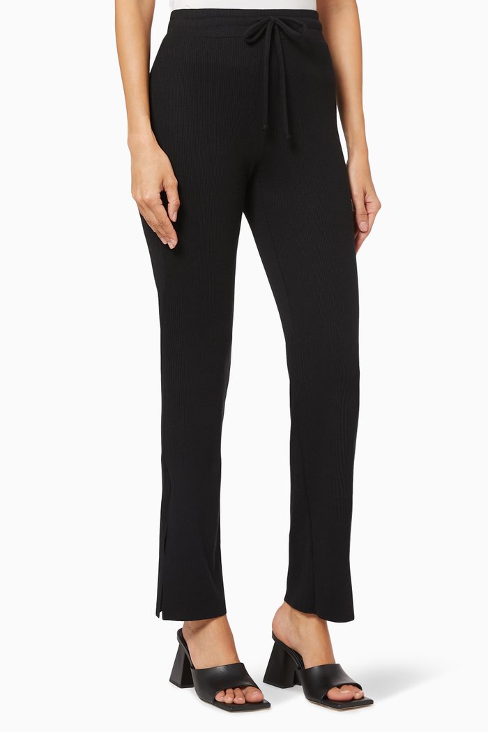 

Split Pants in Jersey, Black