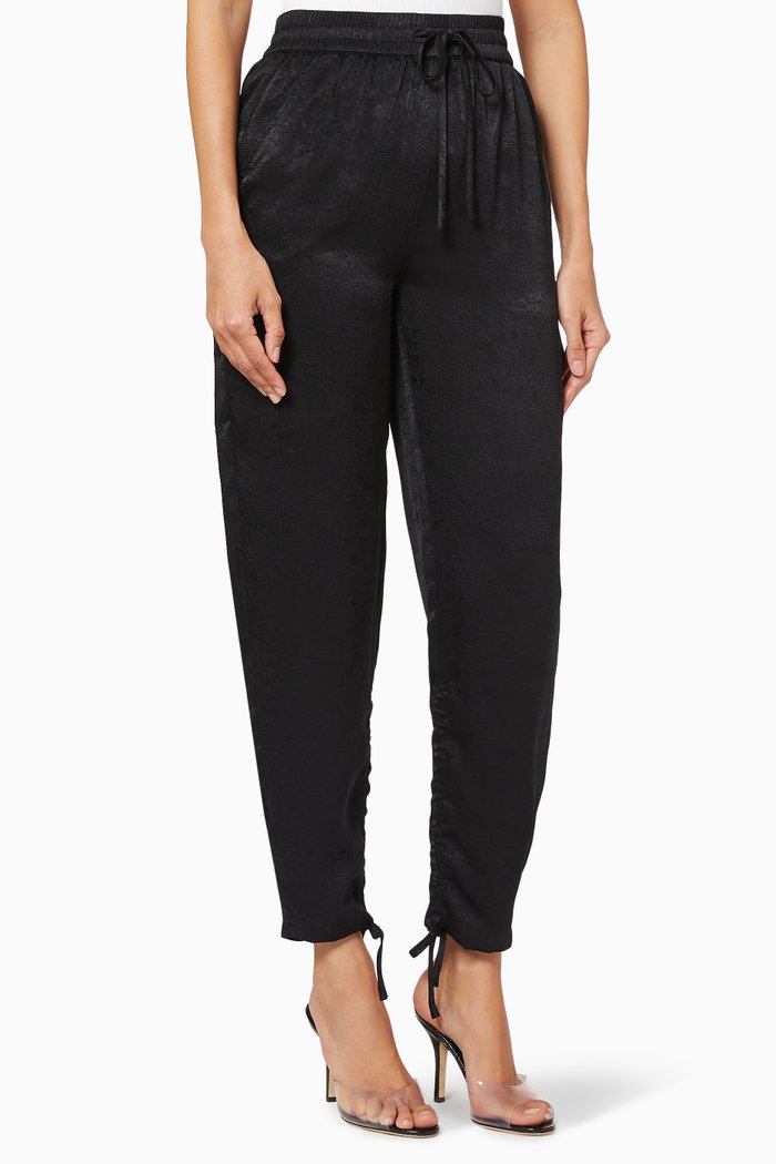 

Cinched Joggers, Black
