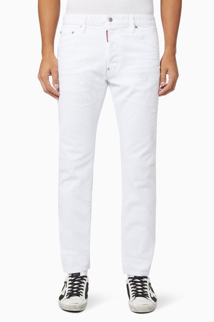 

Cool Guy Jeans in Cotton Denim, White