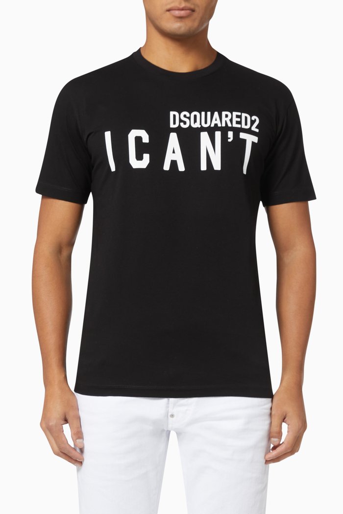 

I Can't Cool T-shirt in Cotton, Black