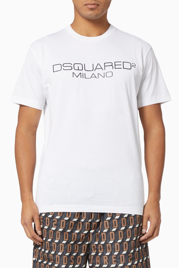 

Dsquared2 Milano T-shirt in Cotton, White