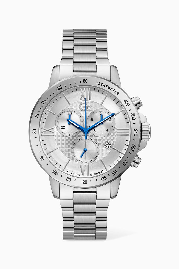 

PrimeTime Chronograph Watch, 44mm, Silver