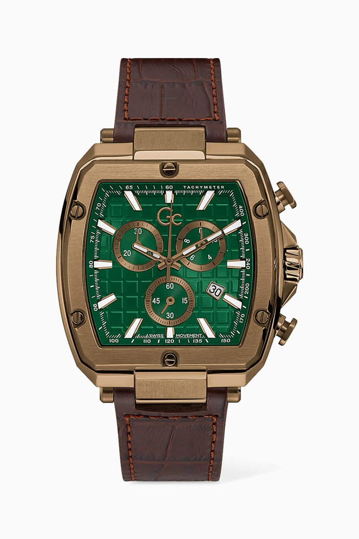 

Spirit Tonneau Chronograph Watch, Brown