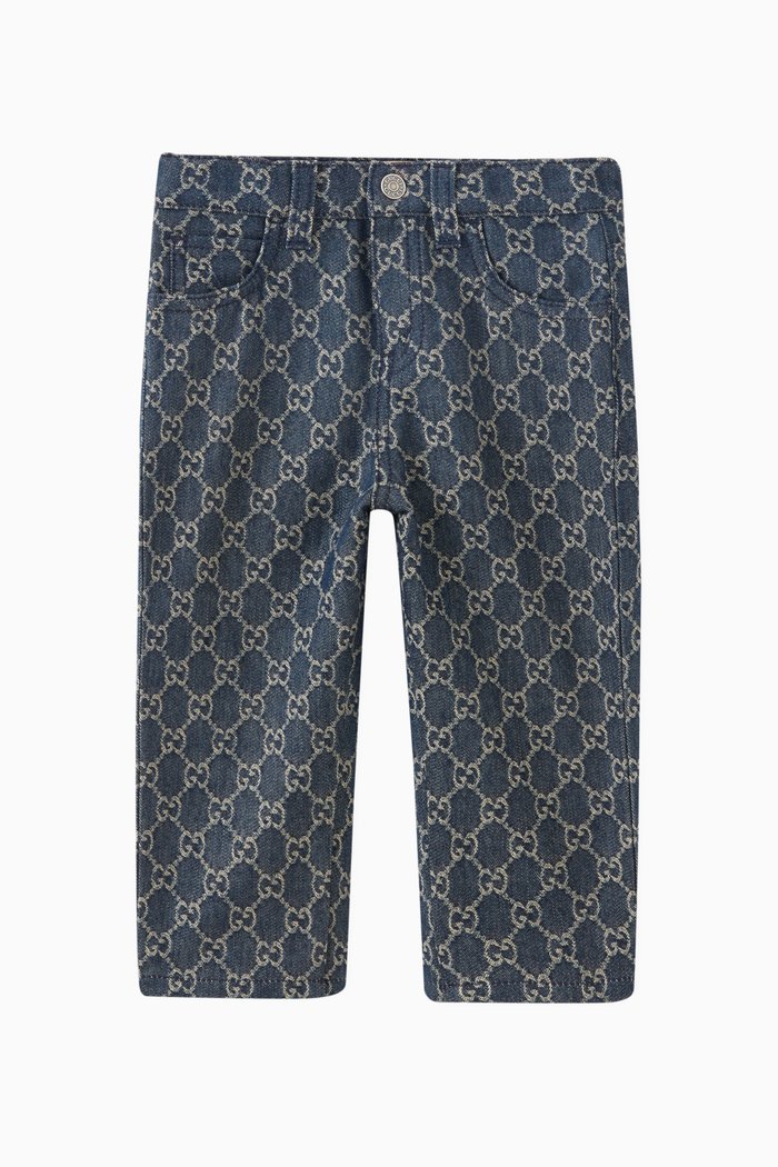 

Pants in GG Jacquard Denim, Blue