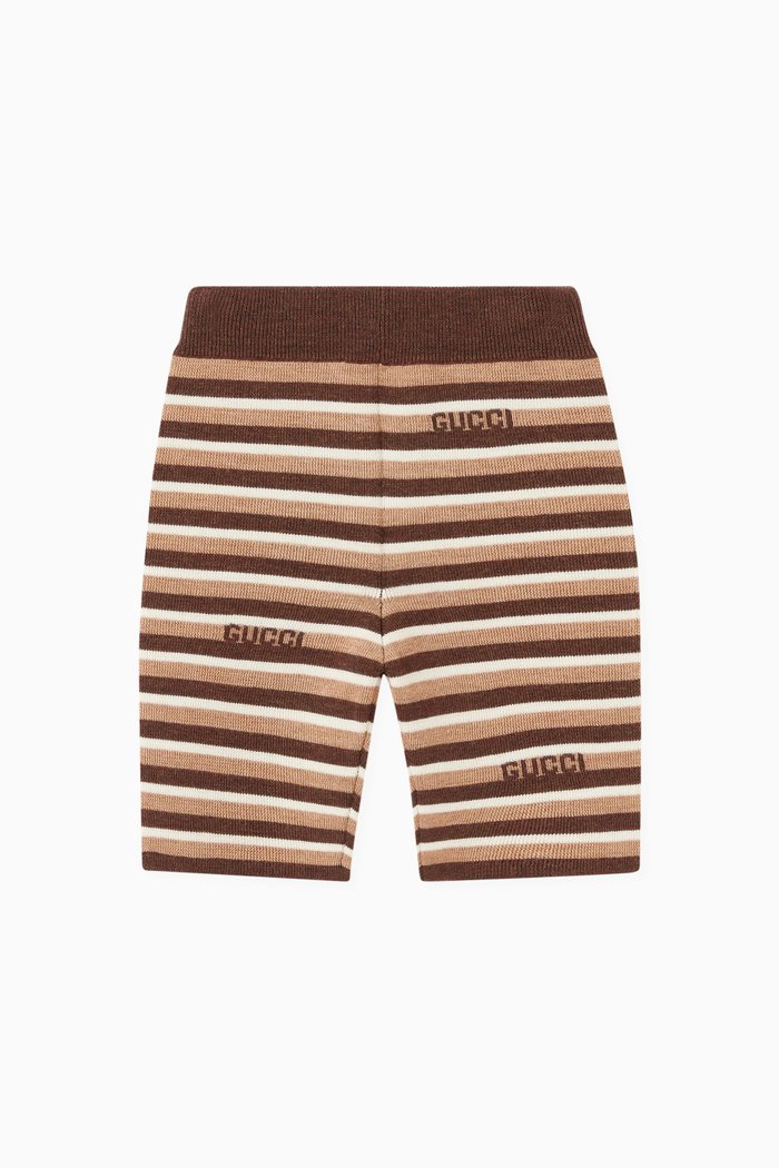 

Stripe Bermuda Shorts in Wool, Multicolour