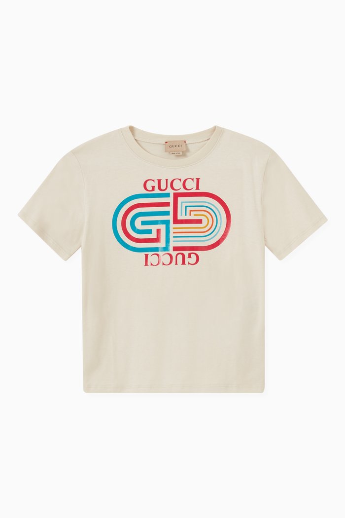 

Retro Logo T-shirt in Cotton, White