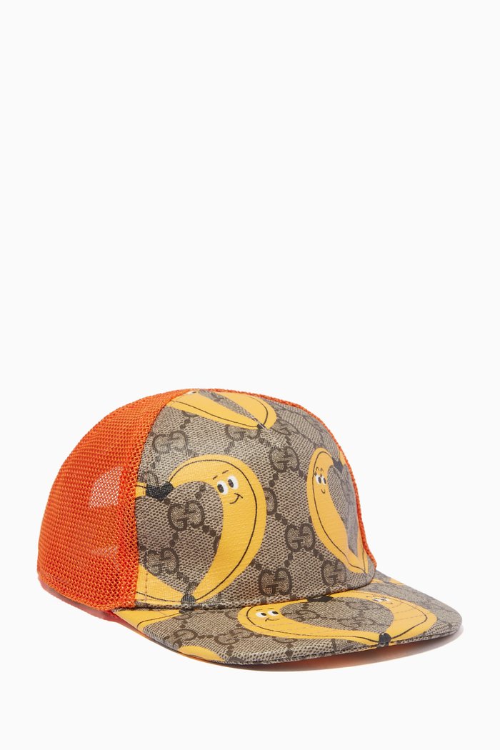 

x Nina Dzyvulska Cap in GG Supreme Canvas, Multicolour