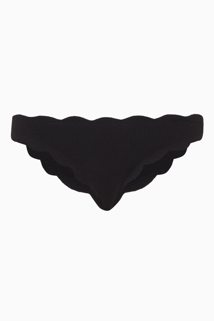 

Antibes Bikini Bottom in Pre-consumer Recycled Fabric, Black