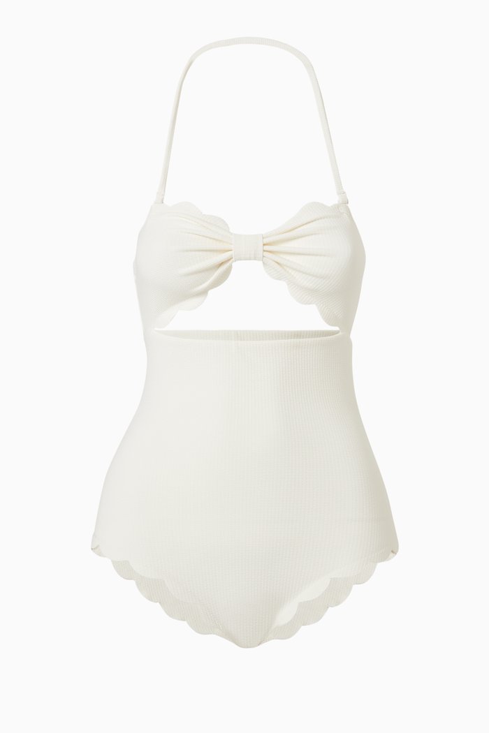 

Antibes Swimsuit in Pre-consumer Recycled Fabric, Neutral