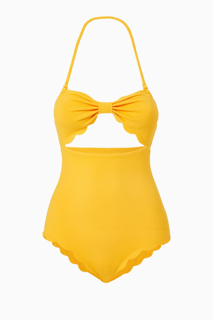 

Antibes Swimsuit in Pre-consumer Recycled Fabric, Orange
