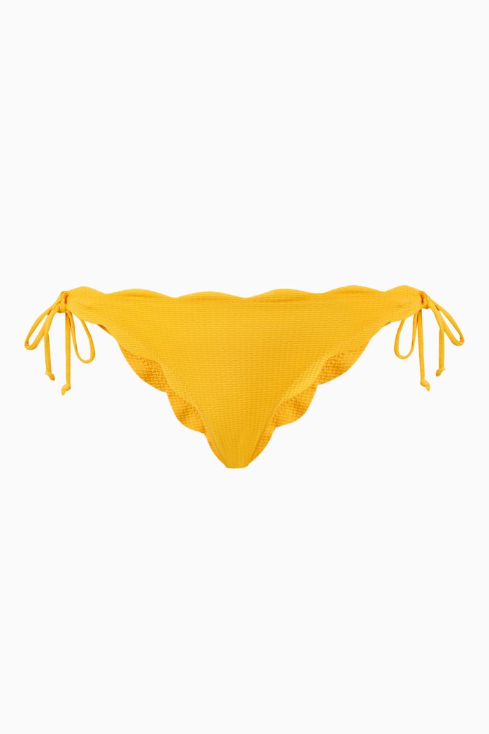 

Mott Bikini Bottom in Pre-consumer Recycled Fabric, Orange