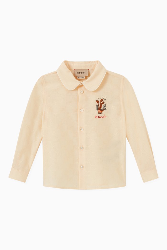 

Freya Hartas Shirt in GG Cotton Jacquard, White